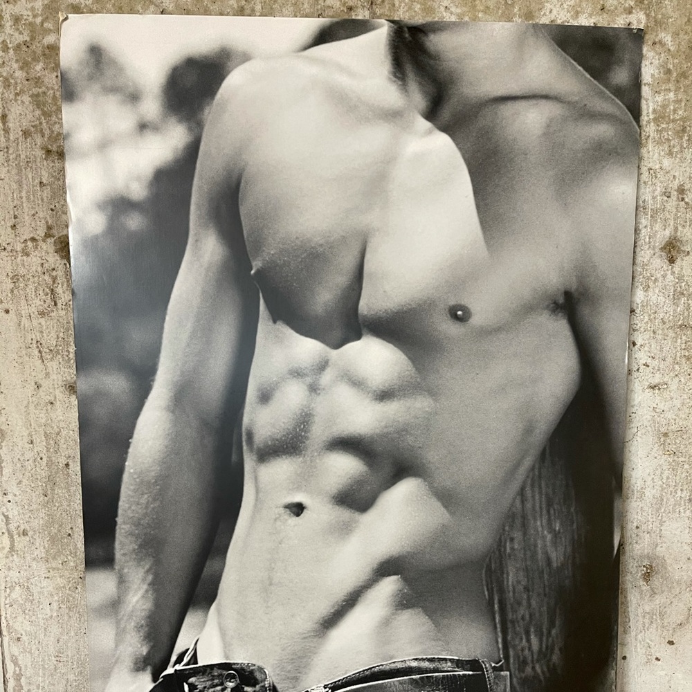 Abercrombie & Fitch original large in store marketing. Photographer Bruce Weber